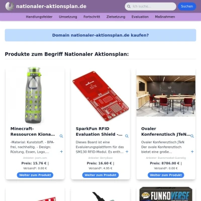 Screenshot nationaler-aktionsplan.de