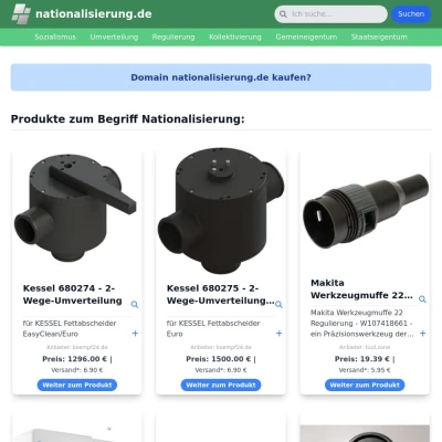 Screenshot nationalisierung.de