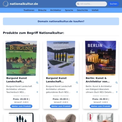 Screenshot nationalkultur.de