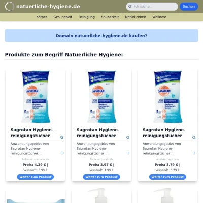 Screenshot natuerliche-hygiene.de