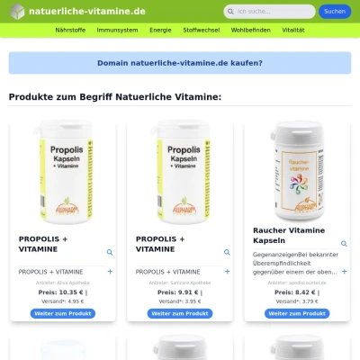 Screenshot natuerliche-vitamine.de