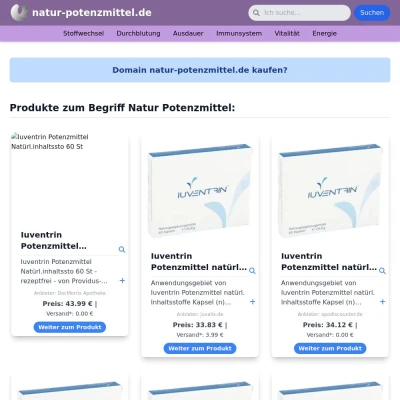 Screenshot natur-potenzmittel.de