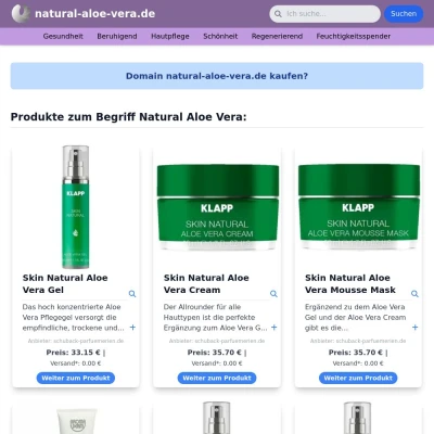 Screenshot natural-aloe-vera.de