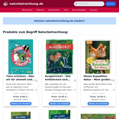 Screenshot naturbetrachtung.de