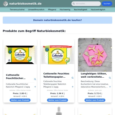 Screenshot naturbiokosmetik.de