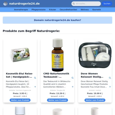 Screenshot naturdrogerie24.de