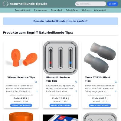 Screenshot naturheilkunde-tips.de