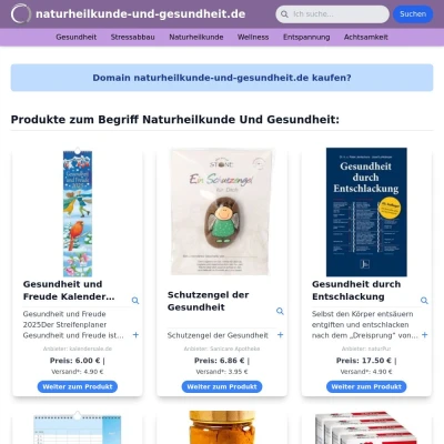 Screenshot naturheilkunde-und-gesundheit.de