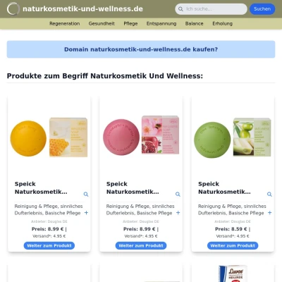 Screenshot naturkosmetik-und-wellness.de