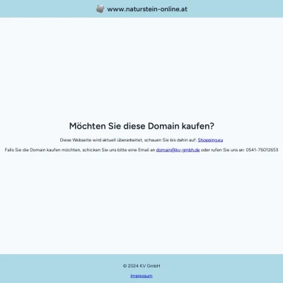 Screenshot naturstein-online.at