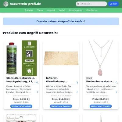 Screenshot naturstein-profi.de