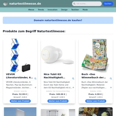 Screenshot naturtextilmesse.de