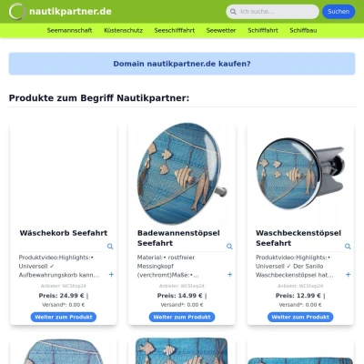 Screenshot nautikpartner.de