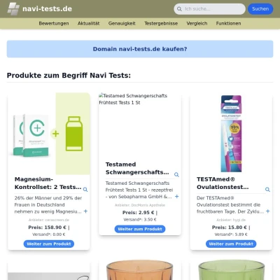 Screenshot navi-tests.de