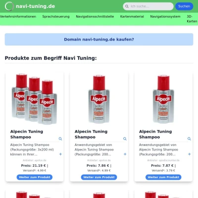 Screenshot navi-tuning.de