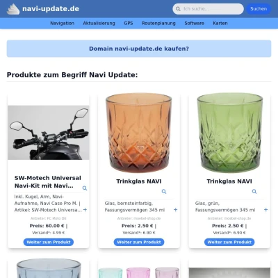 Screenshot navi-update.de