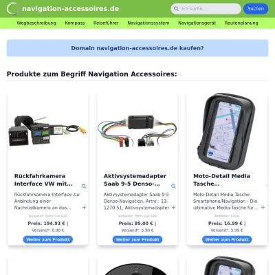 Screenshot navigation-accessoires.de