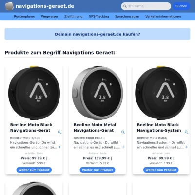 Screenshot navigations-geraet.de