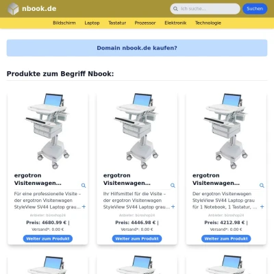 Screenshot nbook.de