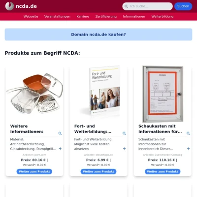 Screenshot ncda.de