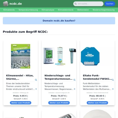 Screenshot ncdc.de