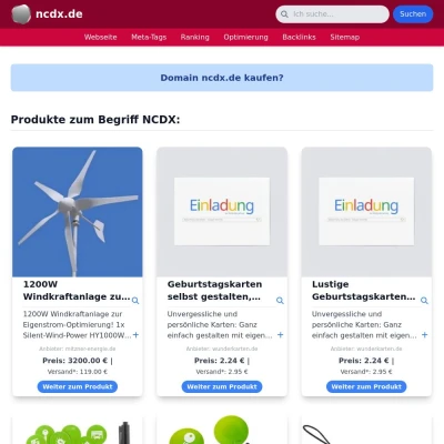 Screenshot ncdx.de