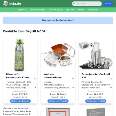 Screenshot ncfa.de