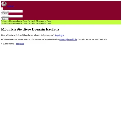 Screenshot ncmb.de