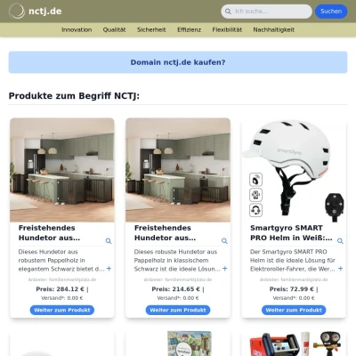 Screenshot nctj.de