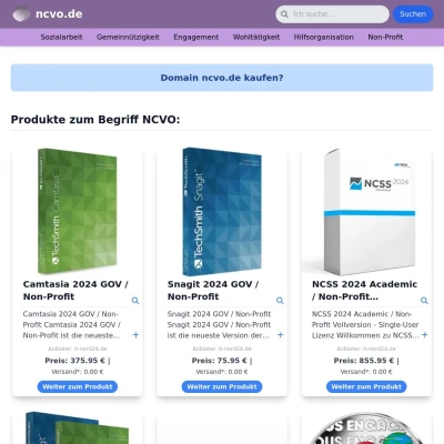 Screenshot ncvo.de