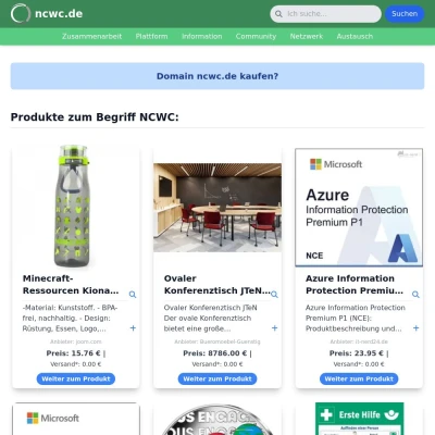Screenshot ncwc.de