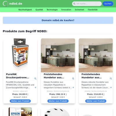Screenshot ndbd.de