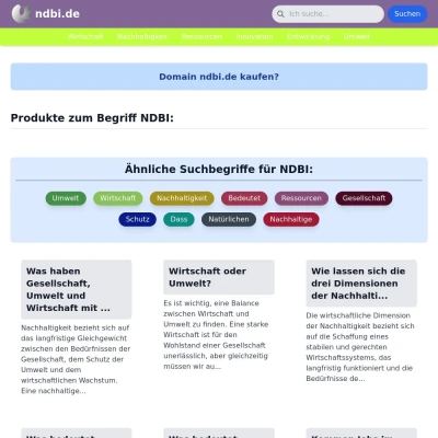 Screenshot ndbi.de