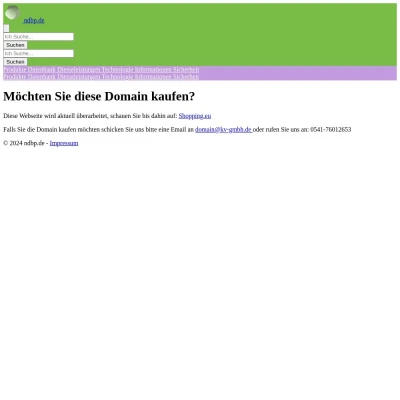 Screenshot ndbp.de