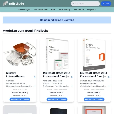 Screenshot ndisch.de