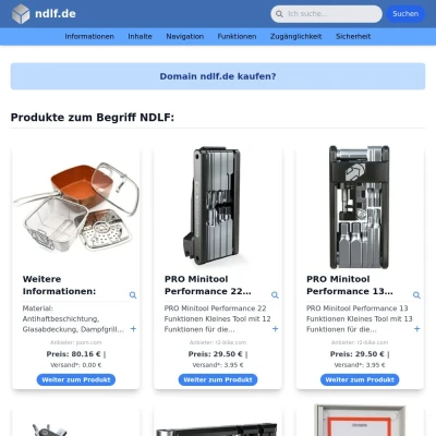 Screenshot ndlf.de