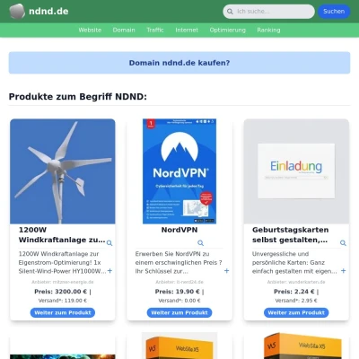 Screenshot ndnd.de