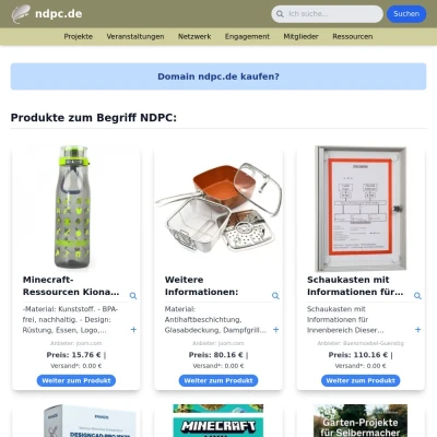 Screenshot ndpc.de