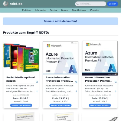 Screenshot ndtd.de