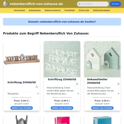 Screenshot nebenberuflich-von-zuhause.de