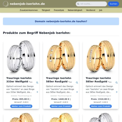 Screenshot nebenjob-iserlohn.de