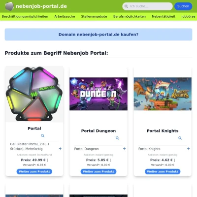 Screenshot nebenjob-portal.de