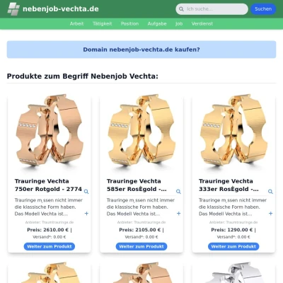 Screenshot nebenjob-vechta.de