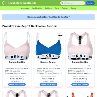 Screenshot neckholder-bustier.de