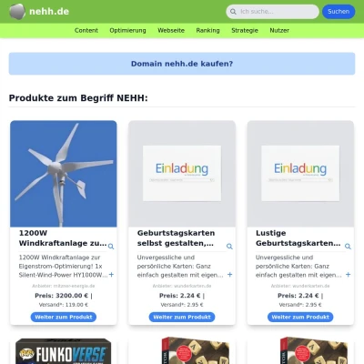 Screenshot nehh.de
