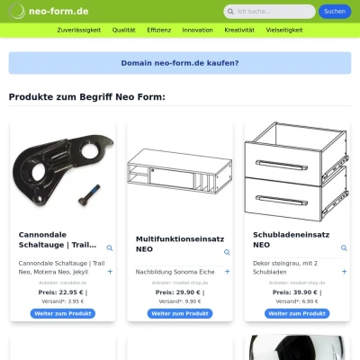 Screenshot neo-form.de