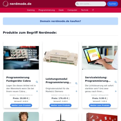 Screenshot nerdmode.de