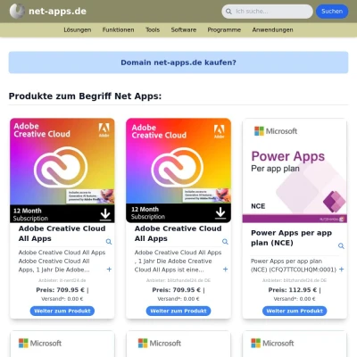 Screenshot net-apps.de