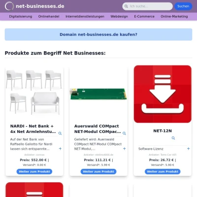 Screenshot net-businesses.de