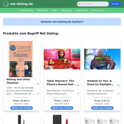 Screenshot net-dating.de